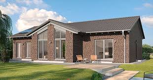 Modell Marmilla Langgestreckter Rechteck Bungalow Mit Satteldach Beeindruckender Wohnraum Mit 55 Qm Fur Haus Bungalow Fertighaus Bungalow Grundriss Bungalow