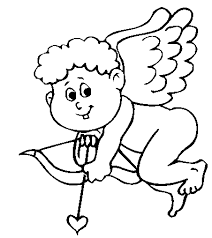 Bows, arrows, hearts and more cupid pictures and sheets to color. Cupid Coloring Page Coloring Page Book For Kids