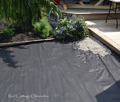 Hamptons inspired small backyard reveal. Backyard Makeover Pea Gravel Patio Red Cottage Chronicles