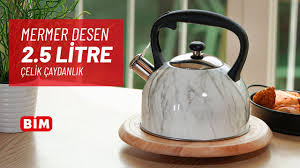 1 kasımda su ısıtıcı (kettle) siparişi verdim. Bim Mermer Desenli 2 5 Litre Celik Caydanlik Youtube