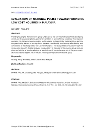 A home is just about the most expensive thing you'll ever buy in your life so do your homework properly. Top Pdf Low Cost Housing In Malaysia 1library