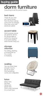 Furniture Shopping For Your College Dorm Room Awesome If You Re Not Too Sure About What To Get Here Ar Dorm Furniture College Dorm Rooms Dorm Room Checklist