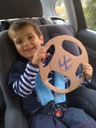 Cardboard Steering Wheel Kids Craft Gifts Blaze And The Monster Machines Party Safari Kids