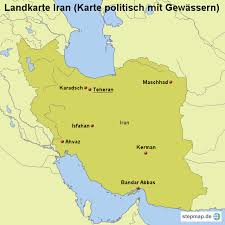 In reply to babakmahmoudian's post on august 3, 2016. Stepmap Landkarte Iran Karte Politisch Mit Gewassern Landkarte Fur Iran