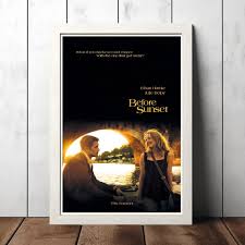 Before Sunset Movie Poster, Classic Film Canvas Art - Etsy