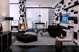 Inspirasi desain rumah minimalis elegan bernuansa hitam putih dekorasi rumah apartment tema hitam putih kelabu blog gambar dekor rumah sempit dengan tema. Model Rumah Desain Ruang Tamu Bertemakan Hitam Putih