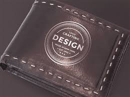 Freebie Leather Wallet Mockup Leather Wallet Mens Personalized Leather Wallet Leather Wallet