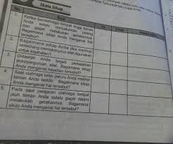 Engkau tahu isi hatiku semuanya sudah aku katakan ganti kamu jawab tanyaku ya atau tidak itu saja. Tolong Isi Skala Sikap Pada Gambar Buat Besok Brainly Co Id