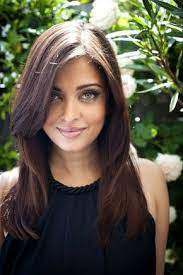 Pin On Aishwaria Rai Medium length layered haircut for women. pinterest
