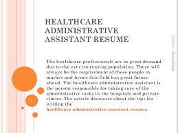 Healthcare Administrative Assistant Resume 7