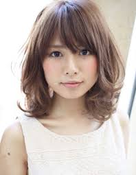 黒髪暗髪パーマミディアムhi 21 ヘアカタログ髪型ヘア
