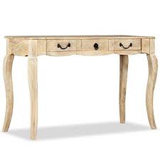 Console Table With 3 Drawers Solid Mango Wood Hallway Table Entry Table 47 2 Mango Wood Furniture Wood Console Wood Console Table
