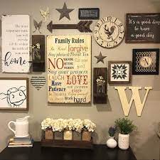 Wood Sign Family Sign Farmhouse Style Rustic Home Decor Etsy Wall Decor Living Room Rustic Decor Gallery Wall Living Room