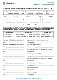 Complete the following sentences using appropriate verbs or adverbs. Adverbs Of Time Worksheets Esl Activities Games