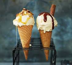 Get ice cream cake recipe from food network deselect all 2 1/2 pints ice cream 3/4 cup honey roast peanuts 1 cup plus 1/4 cup swirled milk chocolate and peanut butter morsels or use chocolate chips of your choice (recommended: No Churn Ice Cream Recipe Bbc Good Food