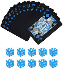 Have stackers move to different cards, and remind them to leave the cards face down when they are done. Amazon Com Poker Playing Cards Dice Sets Poker Table Cards Pvc Waterproof Stacking Cup Dice Grade Aaa Precision 19mm Serialized Casino Craps Dice With Razor Edges And Corners For Classic Magic Tricks Deck