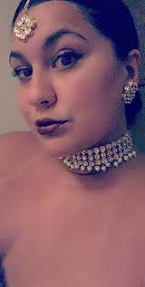 Buy Touchstone Rhinestone Alloy and Kundan Choker Necklace Set for Women  (Pearl_Earring