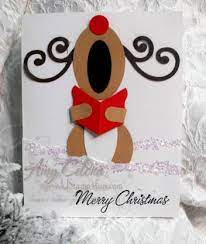 Singing Reindeer Christmas Card Christmas Cards Handmade Diy Christmas Cards Xmas Cards
