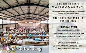 Inilah lowongan kerja garment terbaru di solo 2021. Lowongan Kerja Wattoo Garment Bandung Desember 2018 Info Loker Bandung 2021