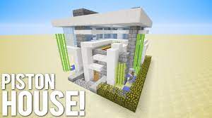 This version has many improvements, new mechanisms. Minecraft 15x15 Piston House Youtube