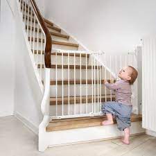 Babydan Flexible Fit Stair Gate Diagonal Fit Baby Gate Pet Dog Screw Fit Gate Ebay