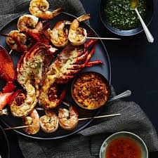 Shellfish Mixed Grill Mixed Grill Recipes Grilling Recipes