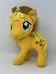 My Little Pony Plush Applejack In Cowboy Hat 11 Yellow Soft Stuffed Animal 21664825600 Ebay My Little Pony Plush Soft Stuffed Animals Soft Toy Animals
