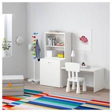 Stuva Fritids Calisma Masasi Ve Cocuk Dolabi Beyaz Beyaz 150x50x128 Cm Ikea Ikea Cocuk Toy Storage Ikea Stuva Kids Playroom Decor