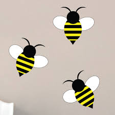 I have bees in my wall by my front door if you put your ear next to the wall you can hear them buzzing so loud. Isabelle Max Set Of 3 Printed Bumble Bees Wall Decals Reviews Wayfair