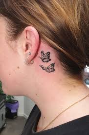 Valerie johnson jun 17, 2021. Small Butterflies Behind Ear Nz Ink Tattoo Studio Facebook