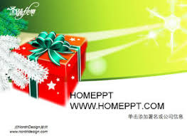 Find images of presentation background. Green Background Erd Gift Box With Christmas Ppt Template Powerpoint Templates Free Download