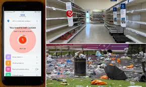 Desperate supermarkets hire more staff to beat the pingdemic: Test Trace Pingdemic Backlash As A Fifth Of Britons Plan To Delete Nhs App Daily Mail Online