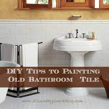 Maybe you would like to learn more about one of these? Diy Tips To Painting Old Bathroom Tile All In A Days Workall In A Days Work