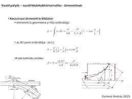 Kozlekedeskinetika Es Kinematika Ppt Letolteni