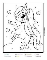 Unicorno Dolce Colorare Con I Numeri 480 Colori Scuola Materna Dolci Unicorno Disegni Da Colorare