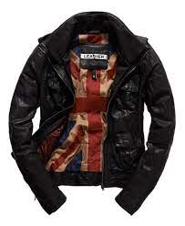 Superdry Megan Flag Leather Jacket Leather Jackets Women Jackets Men Fashion Leather Jacket Men