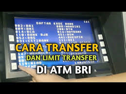 Nasabah bank bri bisa melakukan transfer ke sesama rekening bri atau bank lain minimal rp. Cara Transfer Limit Transfer Di Atm Bri Youtube