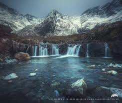 Glen Brittle Fairy Pools In Winter Isle Of Skye Scotland Fairy Pools Scotland Travel Travel Around The World