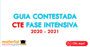 No rebeca, lo que ha es lo que ves aquí. Guia Contestada Del Consejo Tecnico Fase Intensiva 2020 2021 Material Educativo