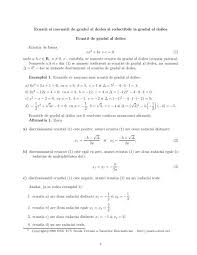 Unde și se numește ecuație algebrică reciprocă d (…) ecuații reciproce. Ecuatii Si Inecuatii De Gradul Al Doilea Si Reductibile La Gradul Al