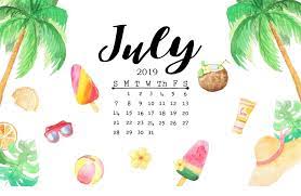 Desktop July Wallpaper Discover More 31 Days Long 7 Months Gregorian Holiday Hot Wallpapers Https In 2021 Calendar Wallpaper Floral Background Calendar Background