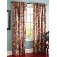 Black And White Paisley Curtains Vibrant Paisley Back Tab Curtain Paisley Curtains Curtain Decor Tab Curtains