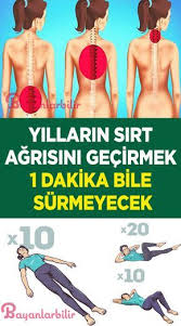 Yillarin Sirt Agrisini Gecirmek 1 Dakika Bile Surmeyecek Saglik Saglik Urunleri Kolay Egzersiz