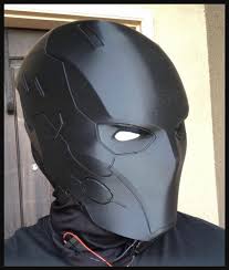 Raw 3d Print Red Hood Hybrid V2 Helmet Futuristic Helmet Helmet Red Hood