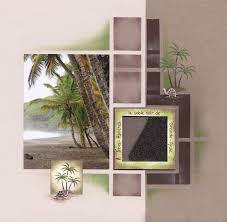 Les Plages De Sable Noir Isascrap Scrapbooking Azza Mise En Page Scrapbooking Pages De Scrapbooking