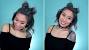 Half Up Half Down Space Buns With Bangs