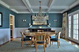 Grasscloth Wallpaper And Wainscoting Grasscloth Dining Room White Wainscoting Wainscotting Dining Room