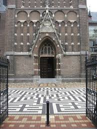 The Hague St Jacobus Kerk Labyrinth Nederland Labyrinth Garten Spiralen