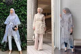 33 model baju kebaya brokat muslim modern 2020 terbaru. Inspirasi Model Baju Pesta Brokat Dan Celana Panjang Buat Hijaber Womantalk Com Line Today