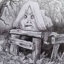 Some Old Witch Drawing Witch Drawing Painting Drawings